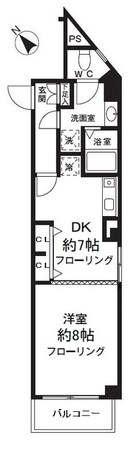 ぐらんぽると国立の物件間取画像